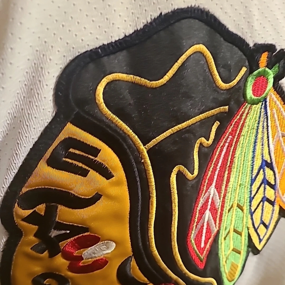 Vintage 90s 2xl Chicago Blackhawks Jersey Jeremy Roenick Hockey Starter Sewn - Picture 4 of 15